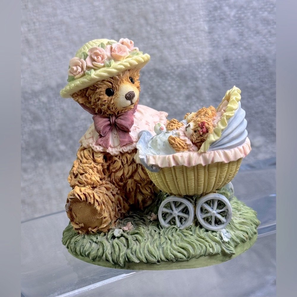 Bainbridge Bears-Elizabeth Double The Love Mamma Bear Figurine 3 1/2” Tall